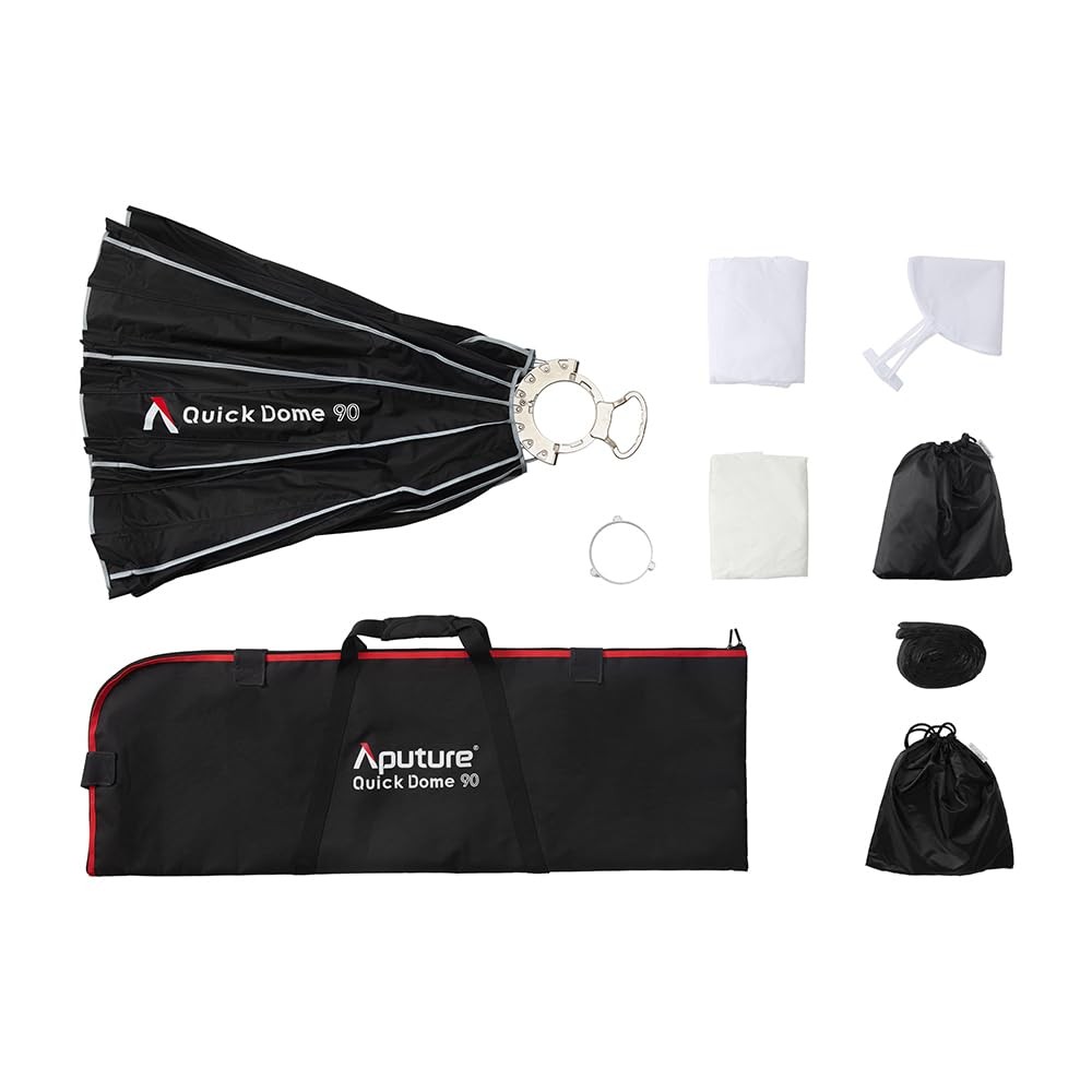 Aputure Quick Dome 90 Circular Bowens Mount 35" Softbox w/ Quick Release Design
