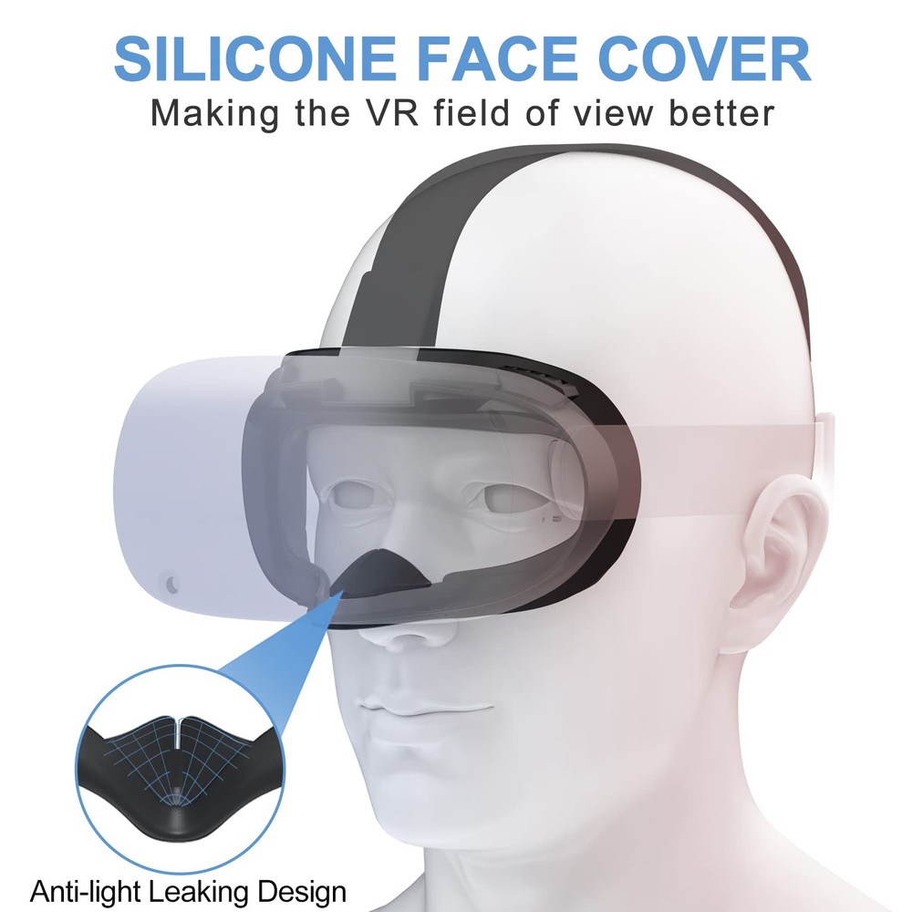 SUPERUS Head Strap & Silicone Face Cover & Pad