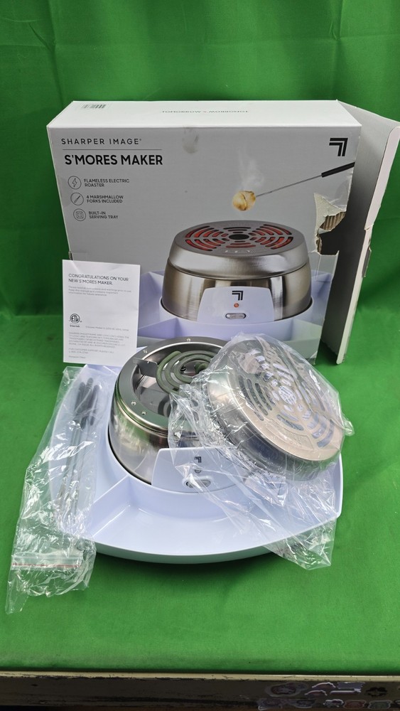 Sharper Image Electric Tabletop S'mores Maker NEW (E13)