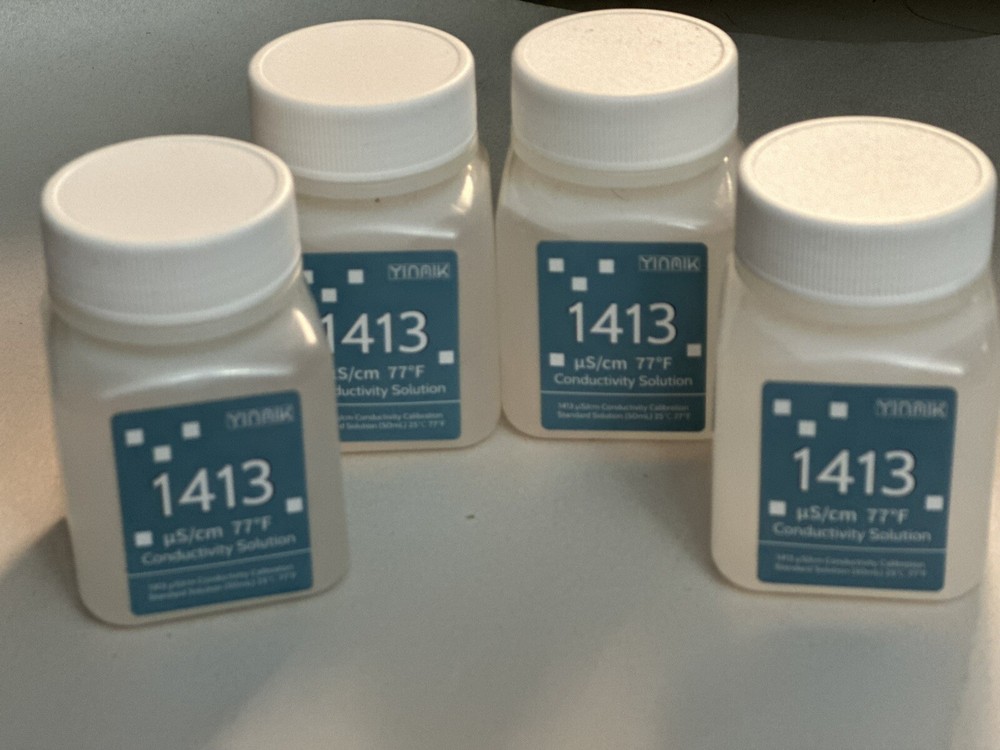 1413 μS/cm Calibration Solution, Conductivity Salt Standard Buffer Solution...
