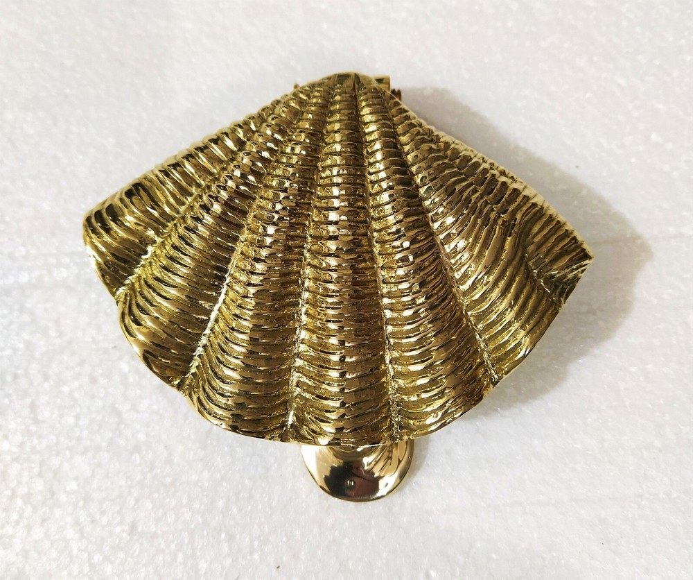 Decorative Brass Sea Shell Door Knocker Solid Brass