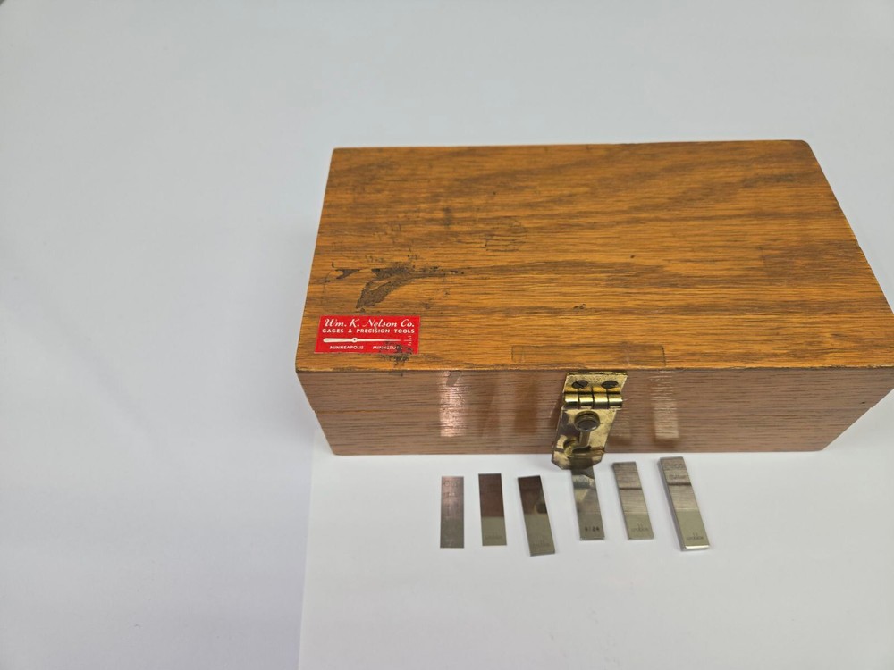 Webber thin gage blocks, Croblox 36 pcs +.