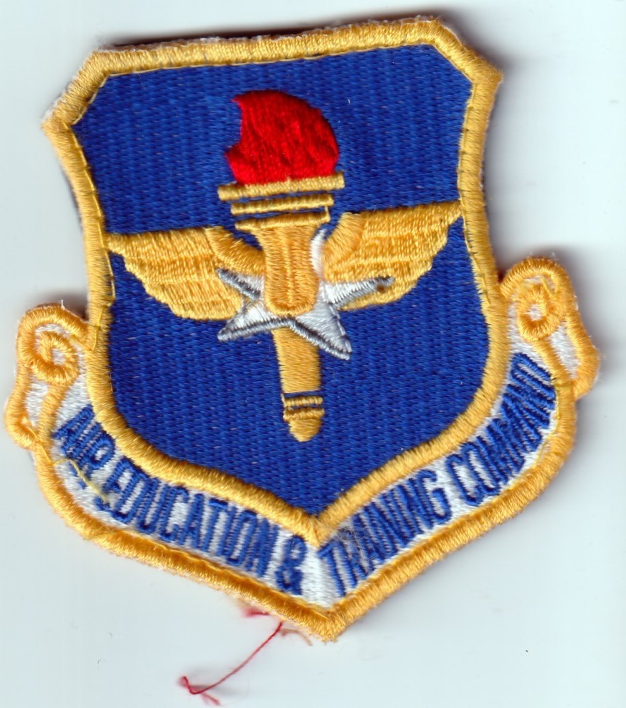 USAF Air Force AIR EDUCATION & TRAINING COMMAND Randolph AFB Texas patch