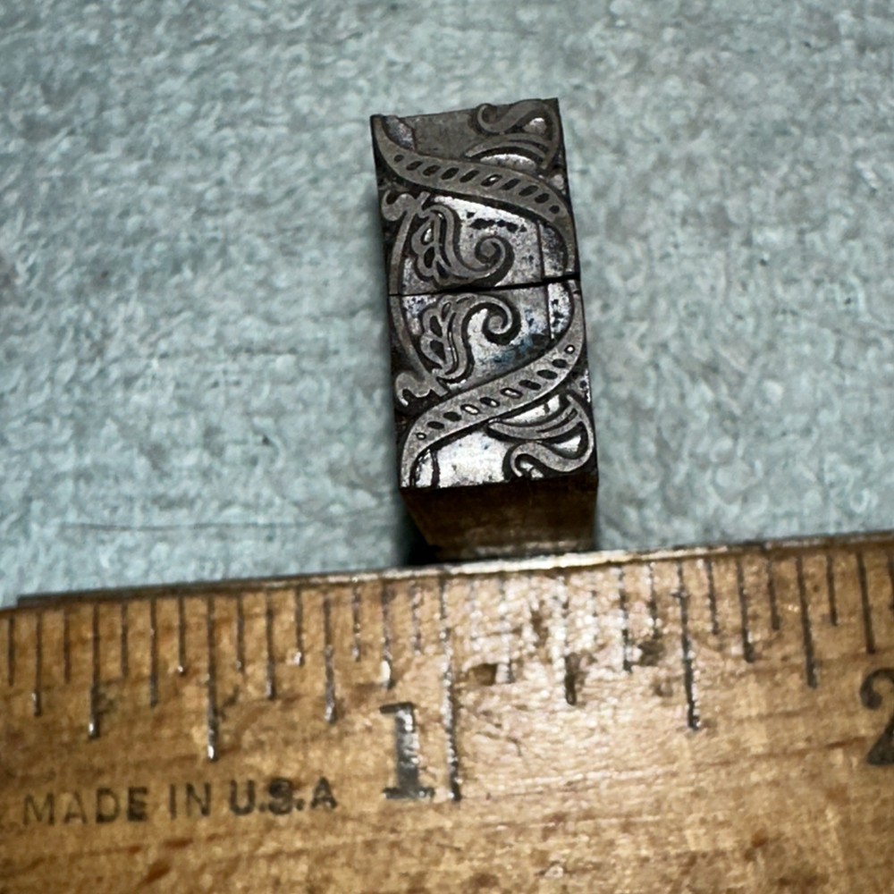 Printing Blocks “ Ornamental Borders “ Lead Blocks