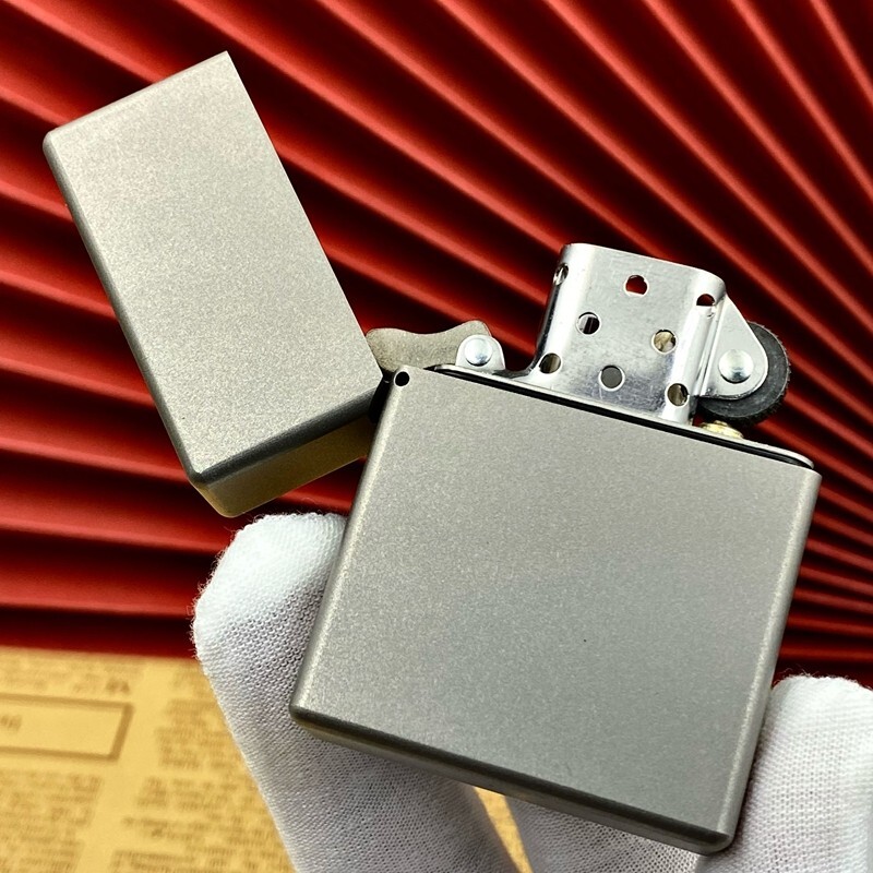 EDC Titanium Lighter Shell Heavy Armor Square Box Large Hinge Windproof Fits ZPO