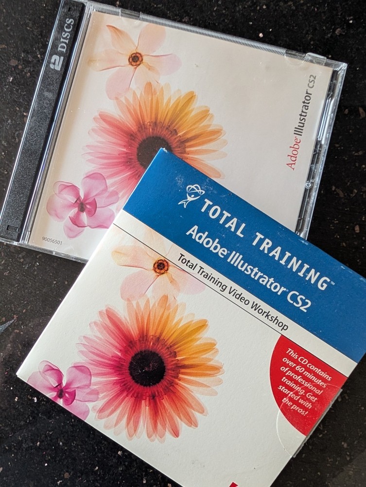 Adobe Illustrator CS 2-CD Set w/ Serial