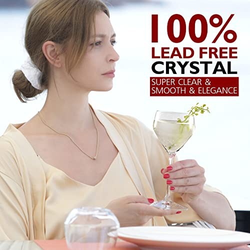 Nick & Nora Glasses Cocktail Glasses Set of 4, Hand Blown Premium Crystal