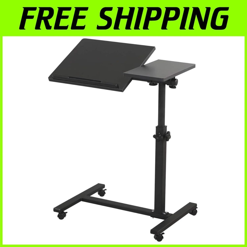 Multifunctional Rolling Tray Table with Wheels