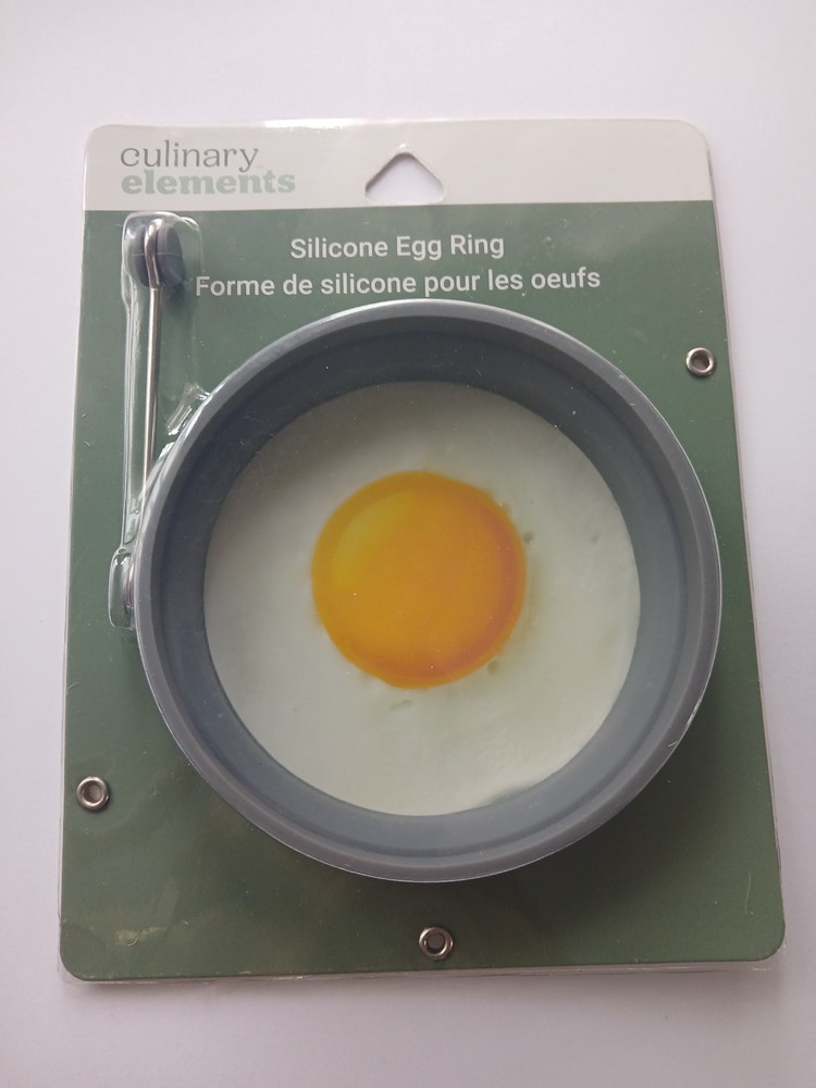 Jacent Mini Chef Round Silicone Egg Ring, 1-Pack