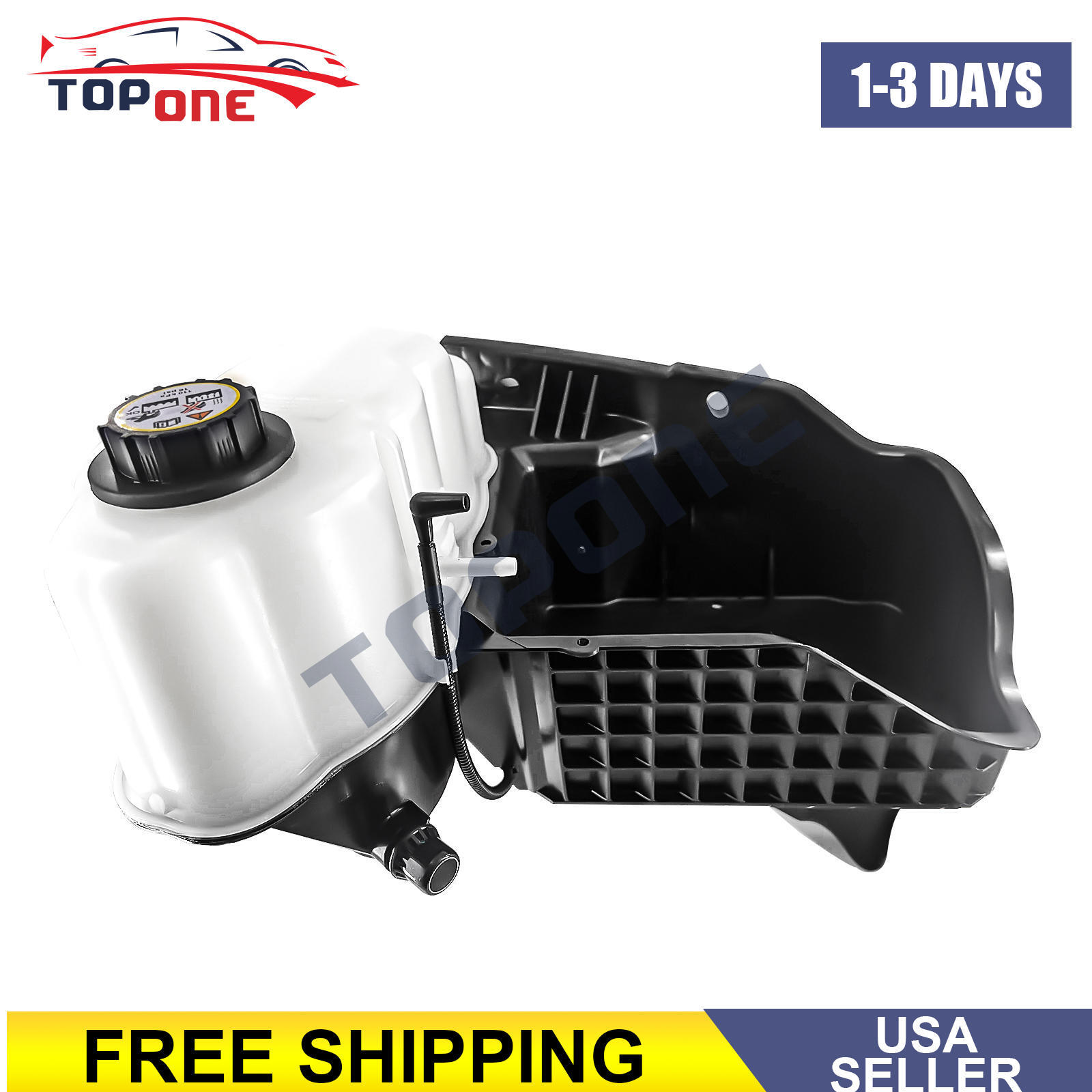 Coolant Reservoir Front Fit 08-10 Ford F250 Truck F350 F450 F550 603-639