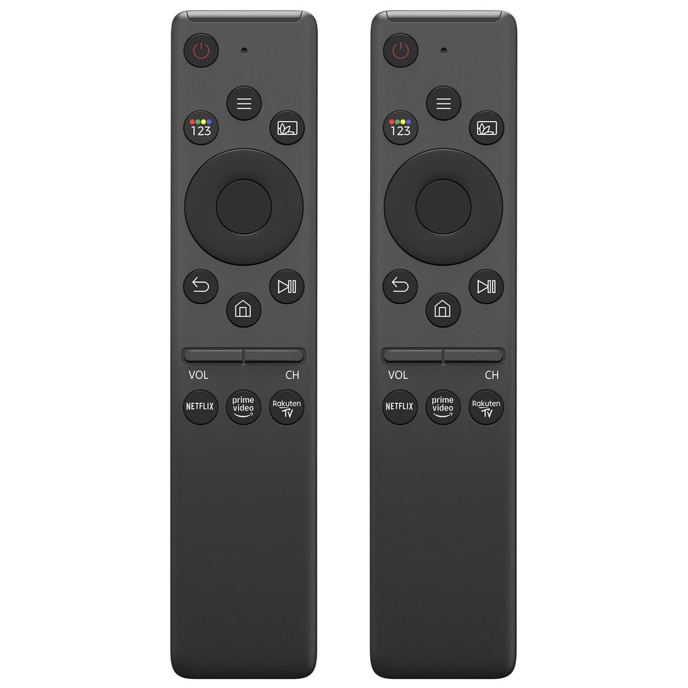 2 Pack Replacement for Samsung Smart TV Remote Control, Universal Black