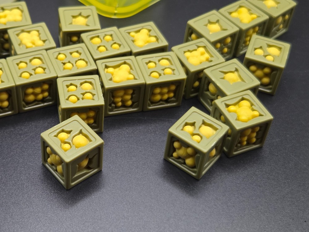 Warhammer 40k Death Guard Dice With Case