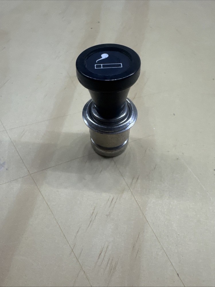 OEM Black Cigarette Lighter Plug 12V Decor 90s 🔥