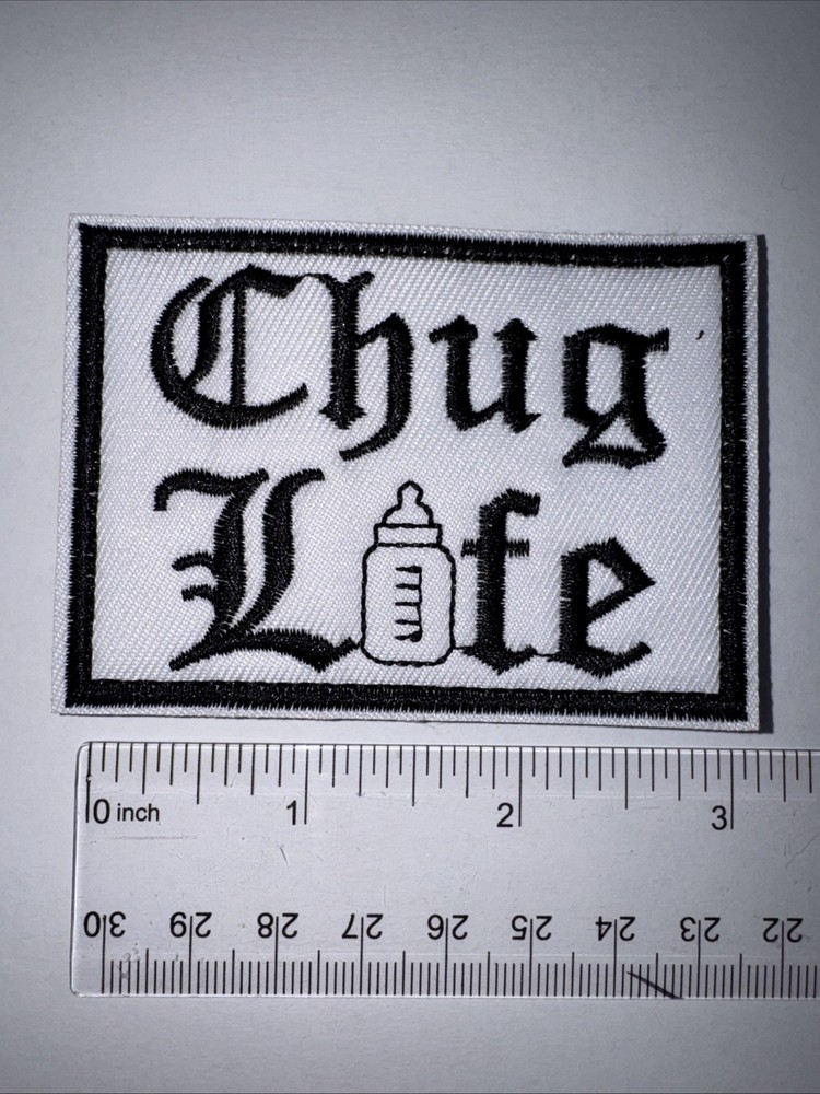 THUG LIFE Morale Patch Hook and Loop Patch