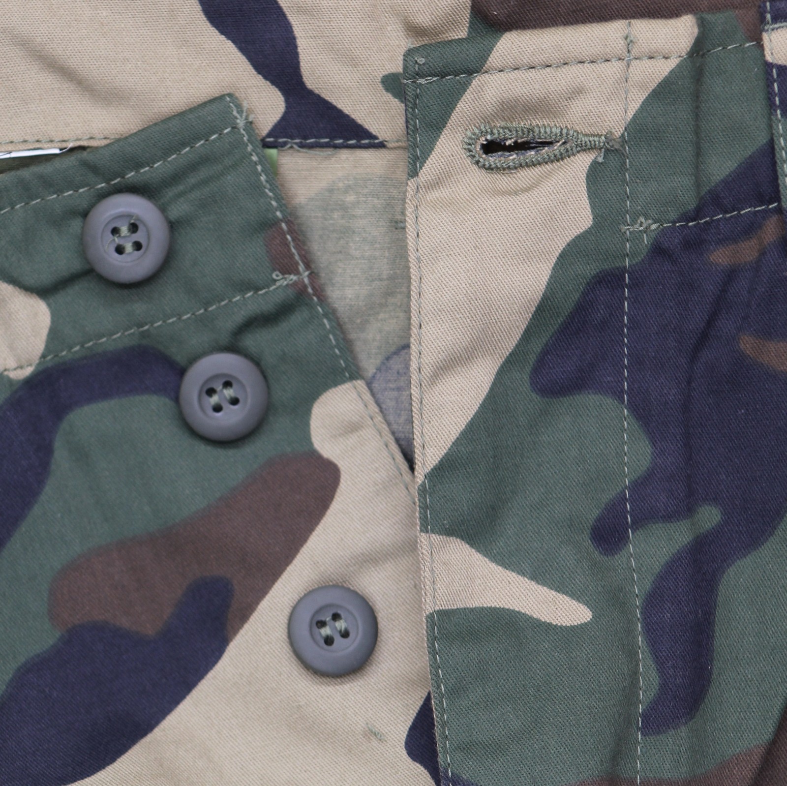 Urban Renewal Womens Cargo Military Straight Leg Pants Camo Green M