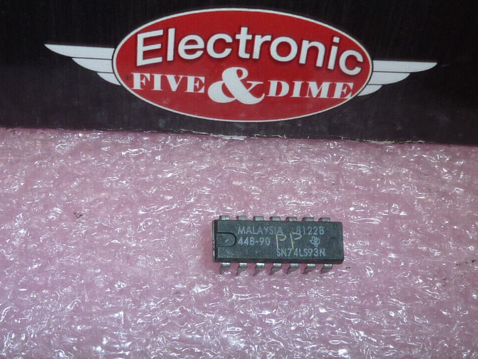 SN74LS93N Texas Instruments  Binary Counter Negative Edge Triggered  PDIP14  IC