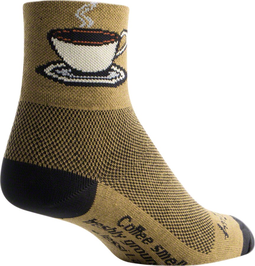 SockGuy Classic Socks Crew Socks Small/Medium Brown