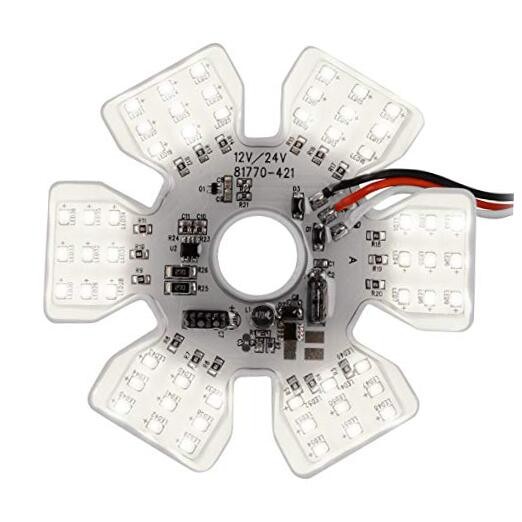 81779 Light Ultra Thin Air Cleaner Hex 54 LED Dual Function White