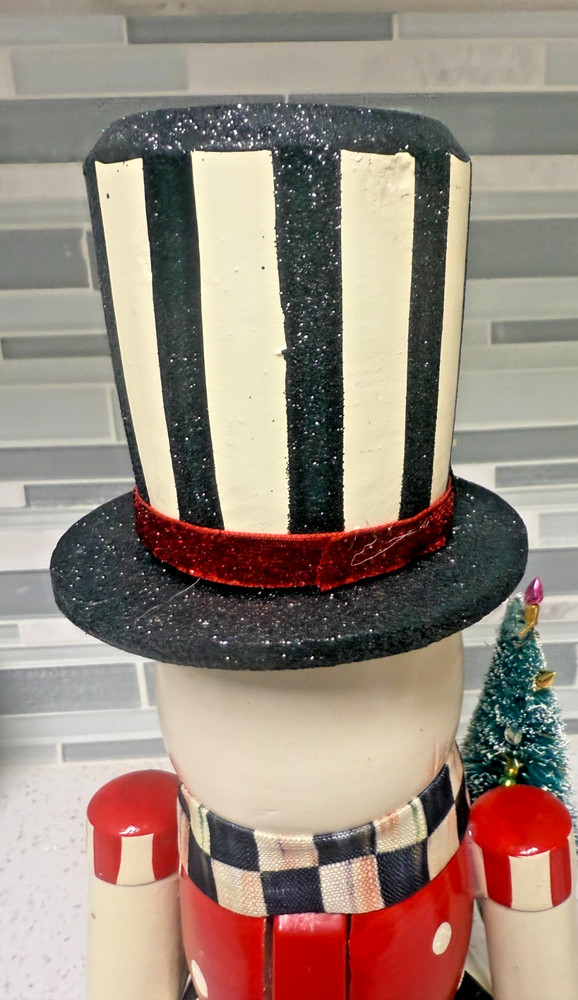MacKenzie Childs Snowman Nutcracker