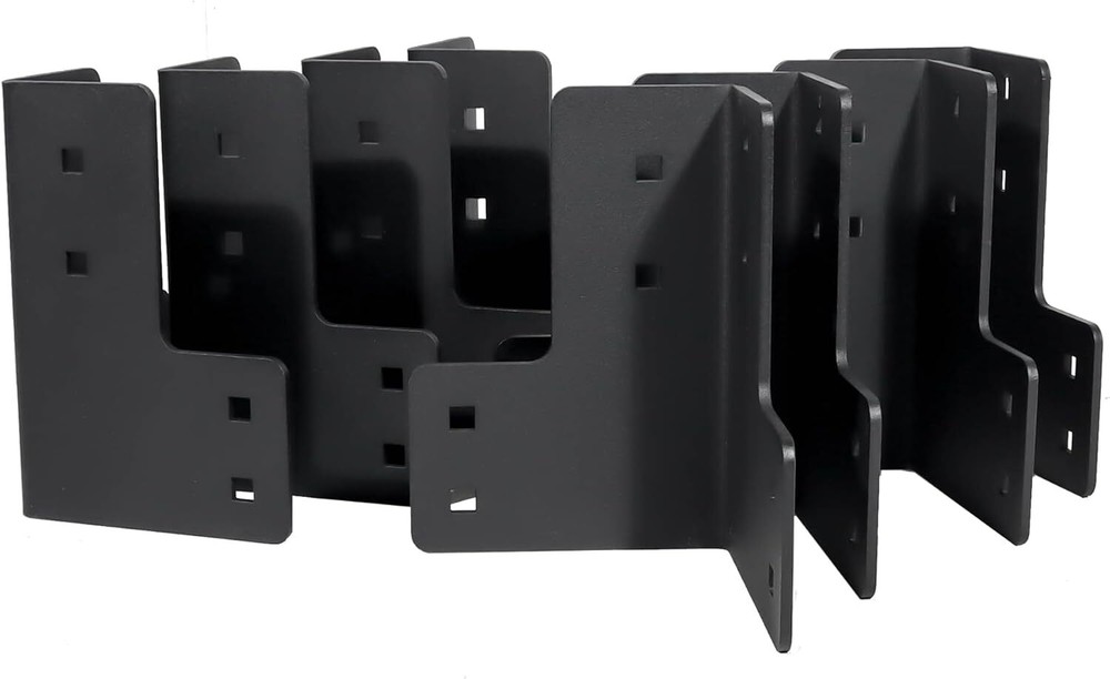 8pcs Workbench Corner Brackets Kit for DIY Workbench Project 4mm/5mm green/black