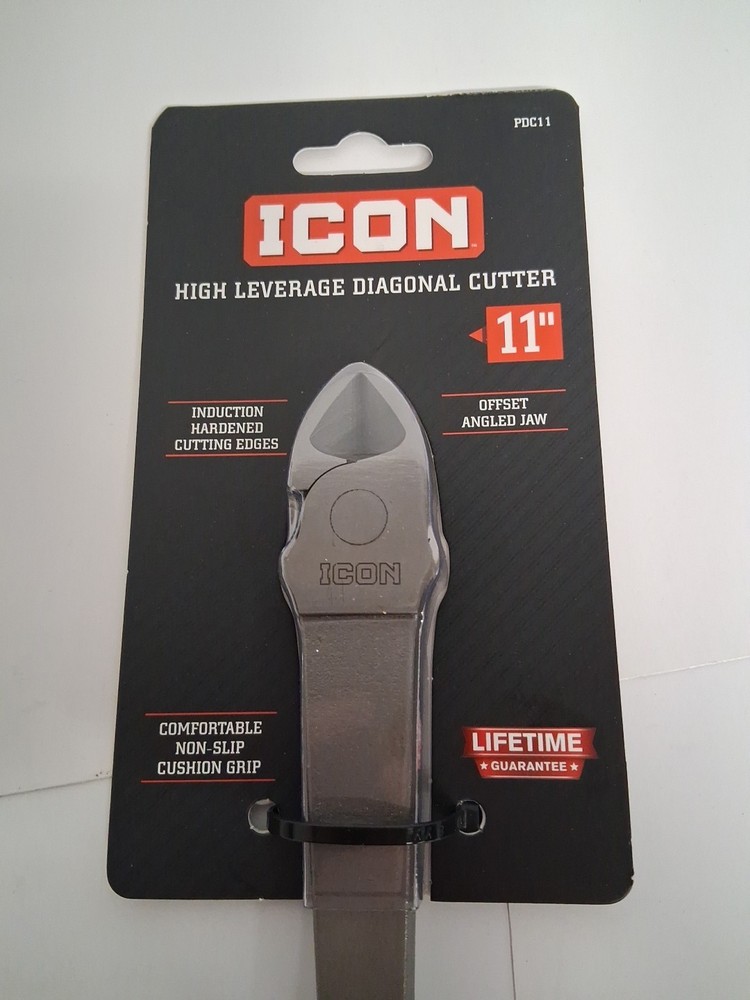 ICON (59737) 11” High Leverage Diagonal Cutter Offset Angled Jaw
