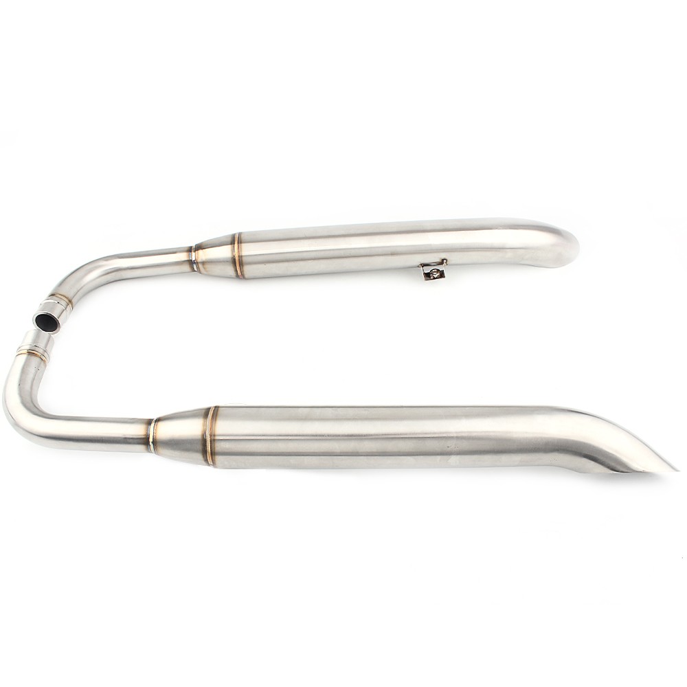 Muffler Exhaust Pipe Stainless Steel For Triumph Bonnieville Bobber T100 T1200