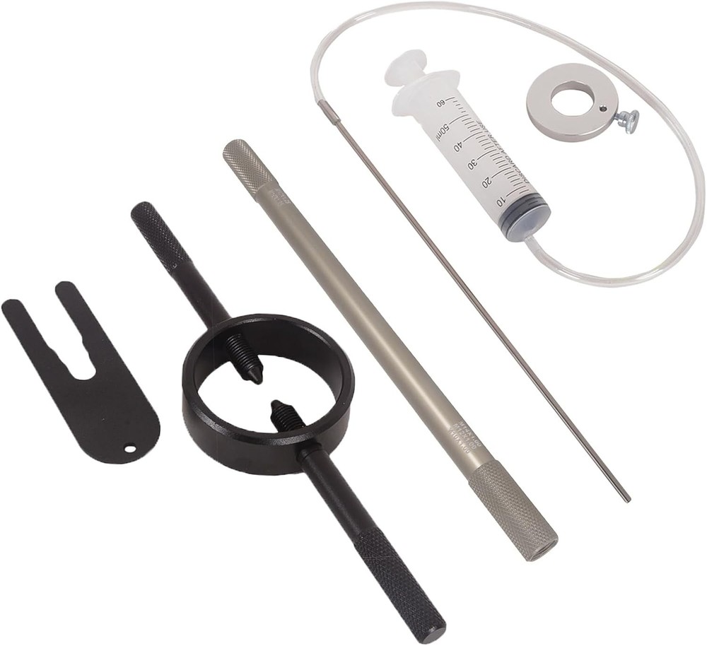 Motorcycle Fork Service Tool Kit, 3PCS Fork Maintenance Tool Set Fork Oil Lev...