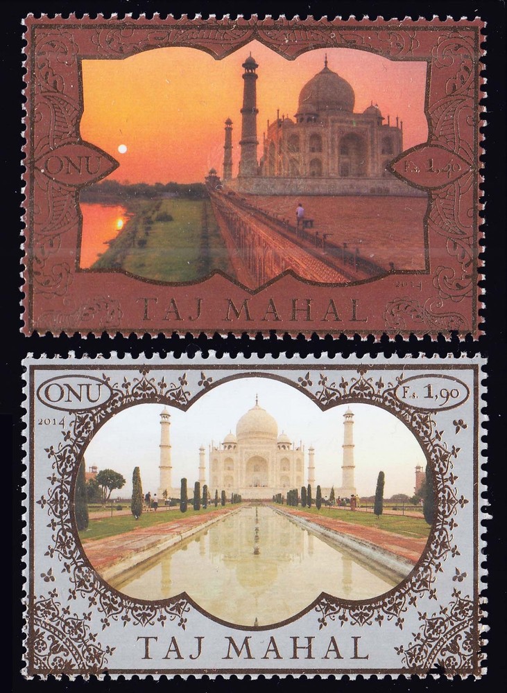 United Nations Geneva Scott 582-583 Mint never hinged.