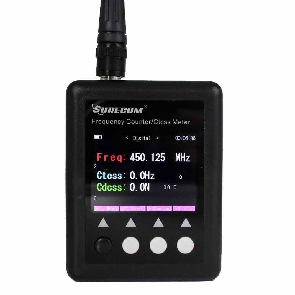 SURECOM SF401 PLUS Frequency Counter for Radio Transceiver CTCCSS/DCS Decoder