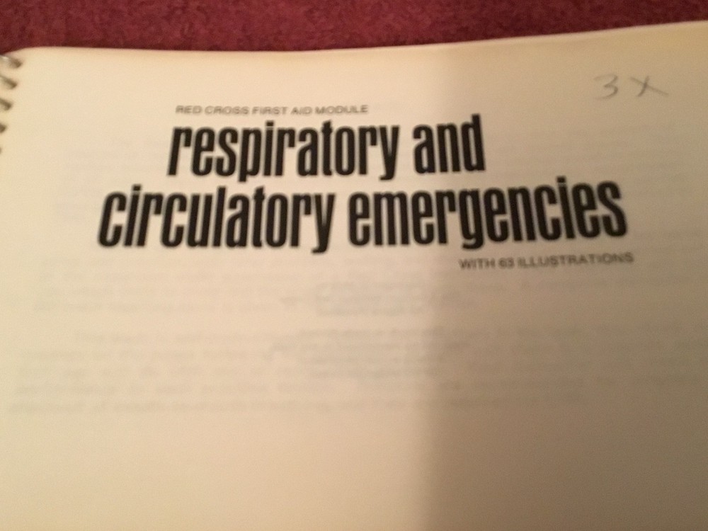Red Cross 1st Aid Module 1978