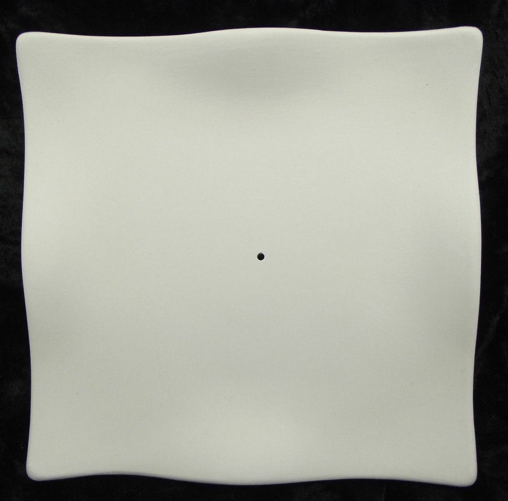 Future Forms Square Ruffled Sushi Plate 5.36" Sq Durable Ceramic Slumping Mold