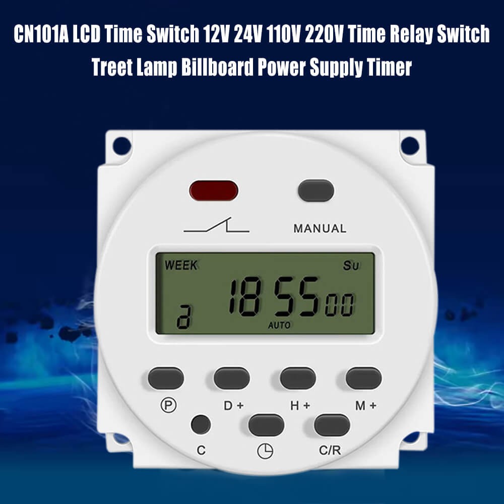 LCD Timer Switch CN101A - Programmable Time Controller