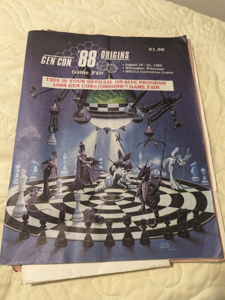 Gen Con Origins 1988 Game Fair Official Program