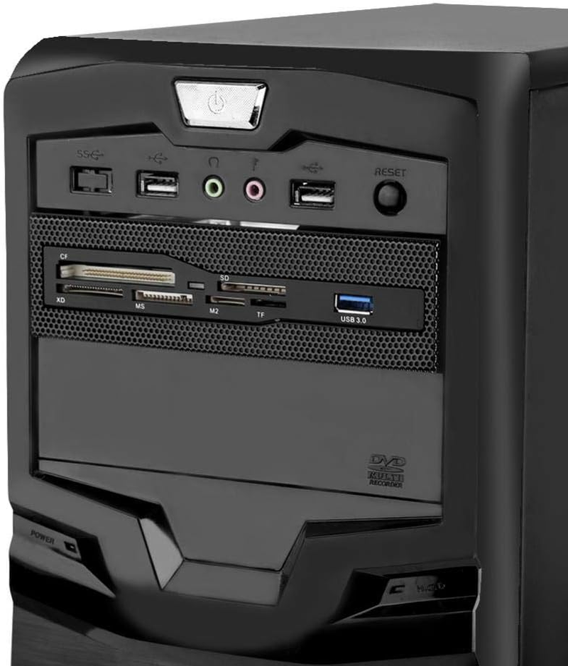 PC Front Panel Internal Card Reader, Multi-Function USB 3.0 Hub All-In-One Card