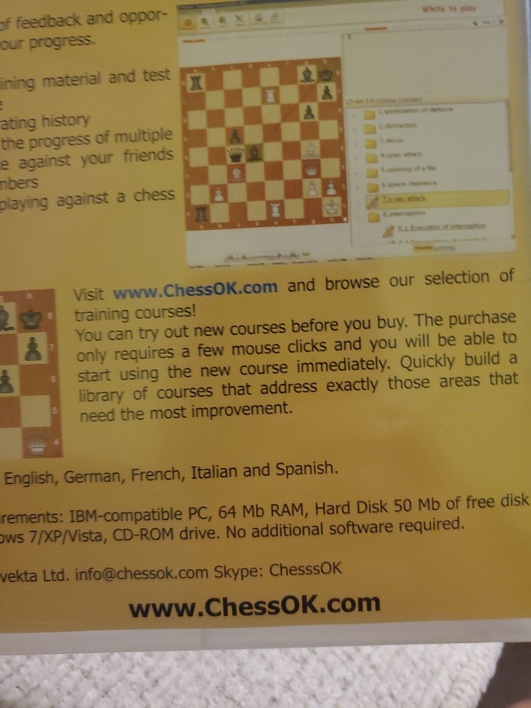 2011 Chess Tactics Art 4.0 PC Software DVD (CT-Art 4.0)