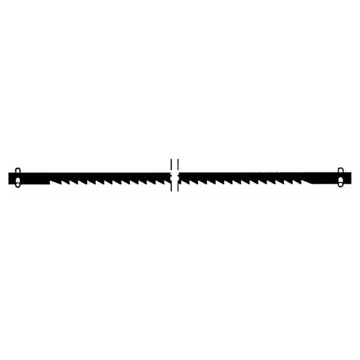 Scroll saw blades for DSH/E, 10 TPI, 12 pcs.