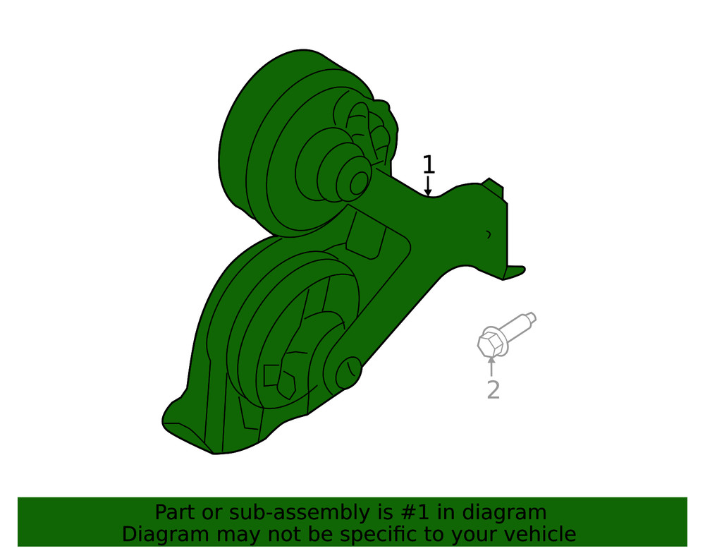 Genuine Ford Horn FA1Z13832B