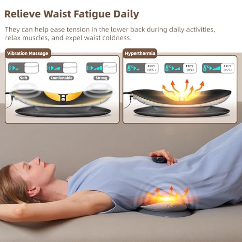 Electric Lumbar Traction Device, Multifunctional Back Traction Device with
