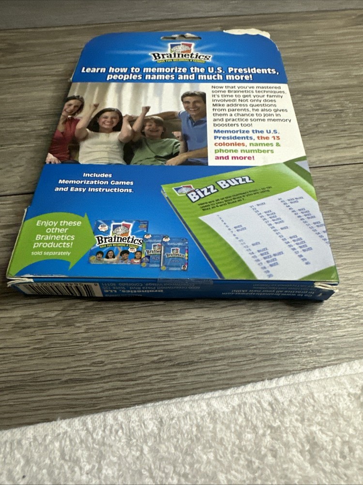 Brainetics - More Cool Memory Tricks! DVD New Sealed