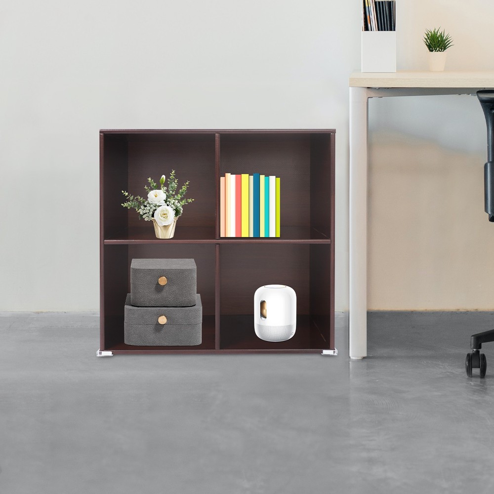 Small Cube Bookshelf Bookcase Shelf Tier Book Storage Vertical & Horizontally