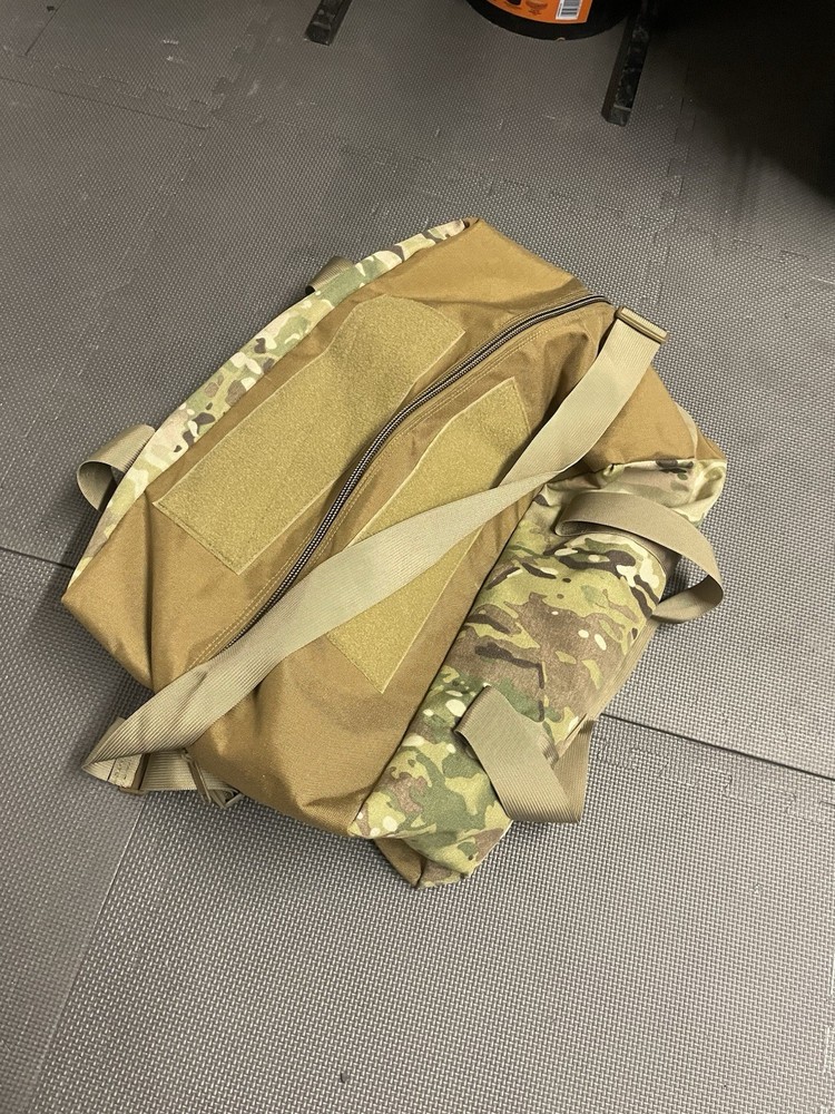 Multicam Tactical Duffel Bag With Shoulder Strap