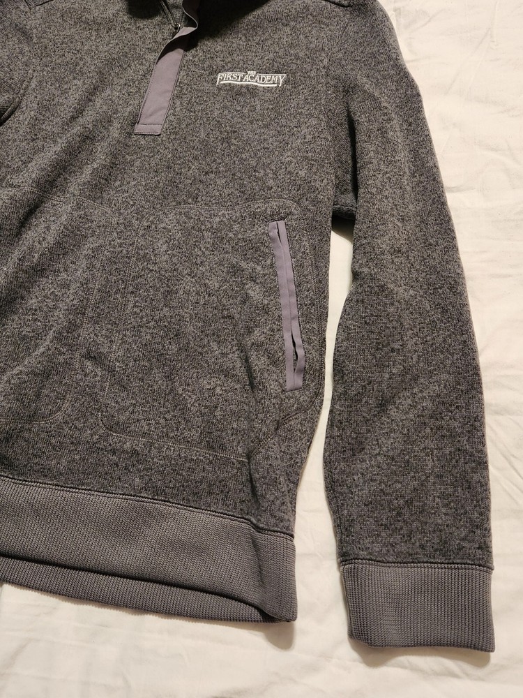 Men's Under Armour Pullover Jacket Loose Gray Size Medium M Cold Gear