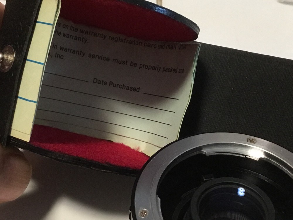 NEW ROKINON Automatic 2x Conversion Lens With Carring Case For KONICA
