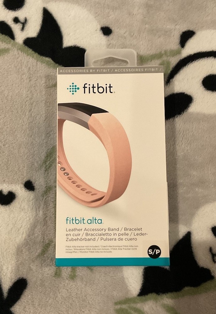 Fitbit Alta Leather Band Replacement Accessory Small Pink OEM