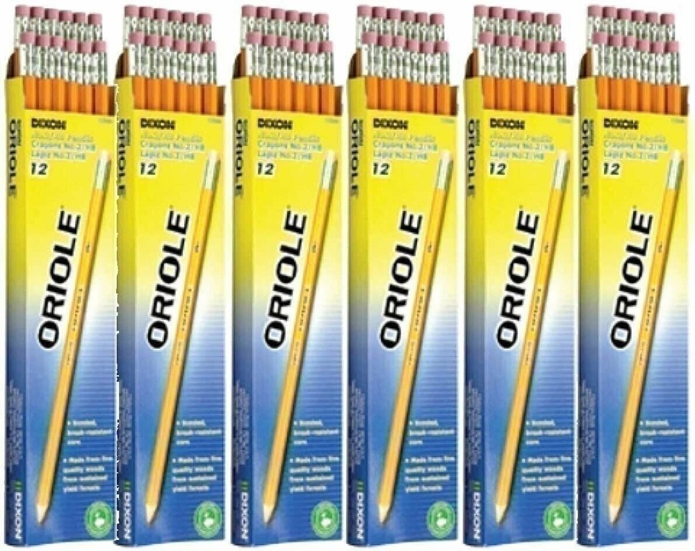 Oriole #2 Pre-Sharpened Pencils (72 Ct)