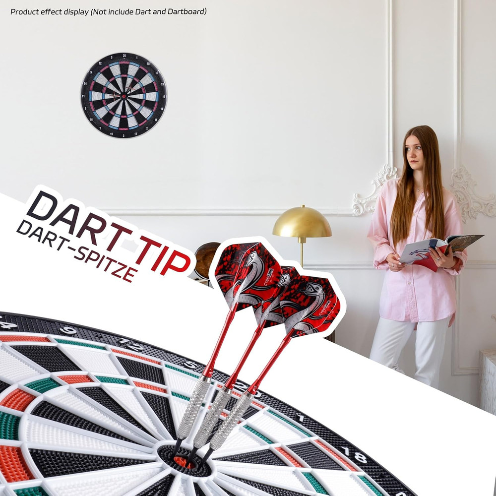 Cyeelife 2BA Thread Soft Tip Dart Points - Plastic Dart Tips - 100/1000 Pack Pre