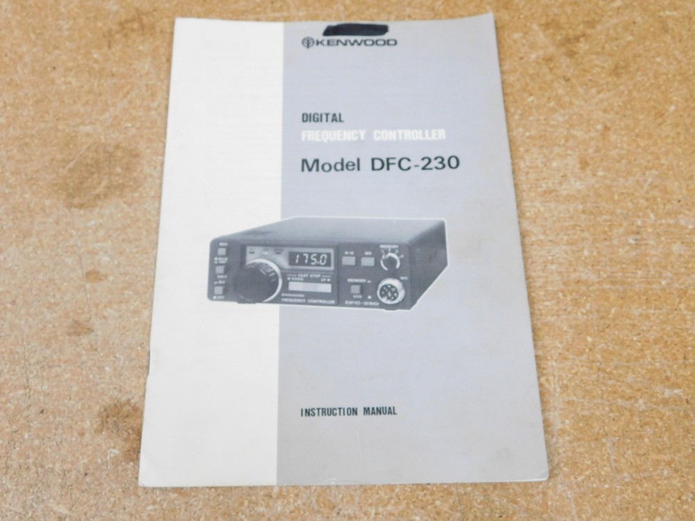 Kenwood DFC-230 Frequency Controller User Manual + Schematics (original)
