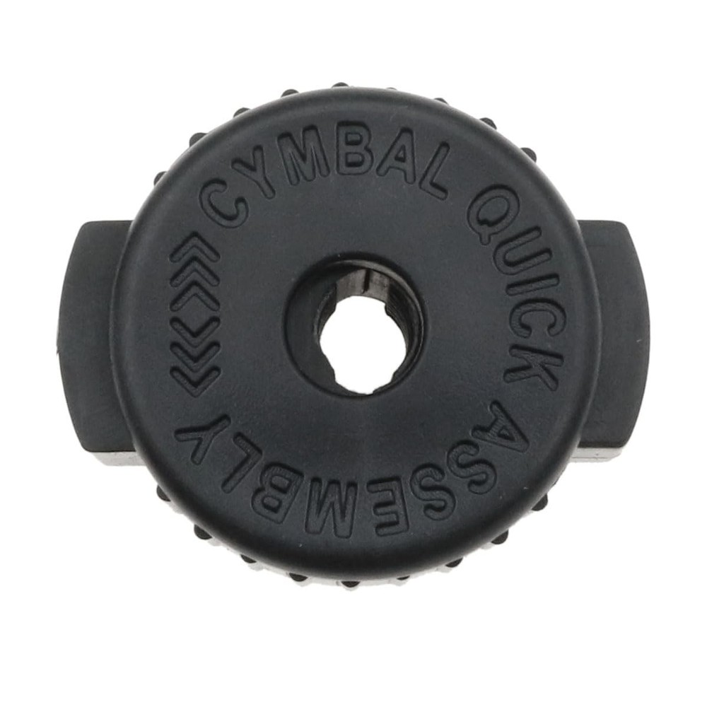 8-Pack Drum Cymbal Nuts, 8mm Plastic Quick Release Cymbal Nut, Black