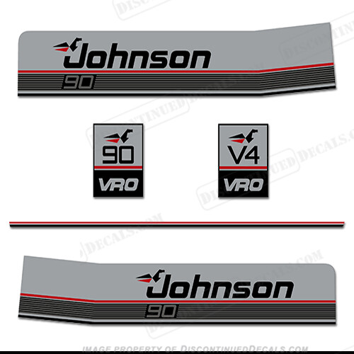Fits Johnson 1987 90hp VRO Decals