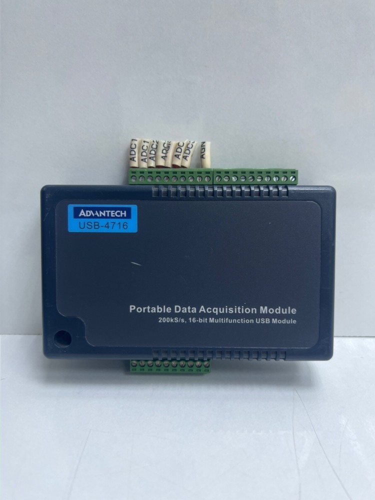 ADVANTECH USB-4716 PORTABLE DATA ACUISITION MODULE 200KS/S, 16BIT
